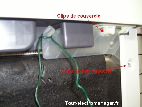 Couvercle pompe de vidange lave-vaisselle Bosch, Neff, Siemens