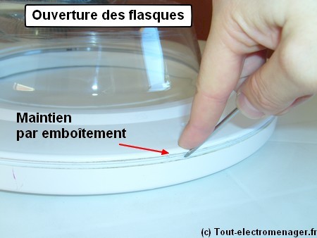 Démontage hublot poignée charnière lave-linge Démontage hublot poignée charnière lave-linge