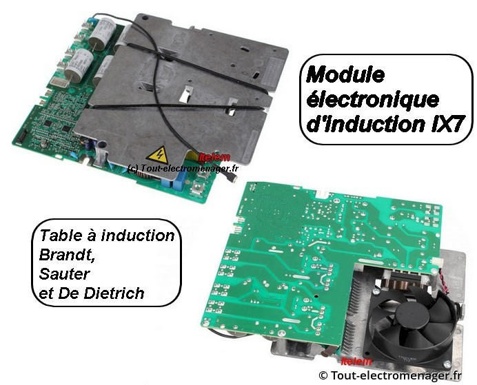 Module électronique induction Brandt IX7 Module électronique induction Brandt IX7