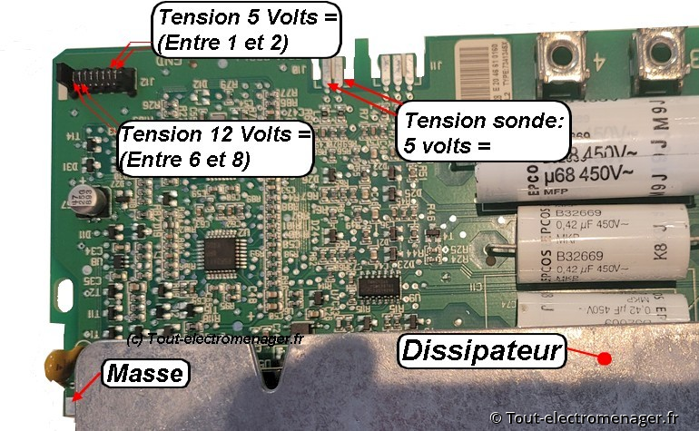 Points de mesures induction IX7 Points de mesures induction IX7