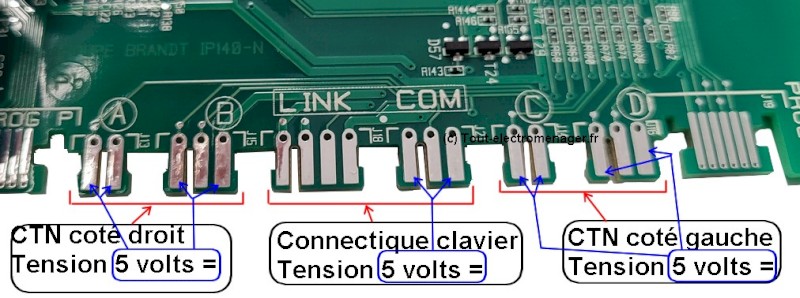 IX8: Tension sondes et clavier