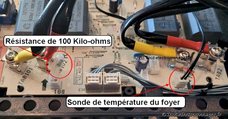 Sondes de température induction Electrolux