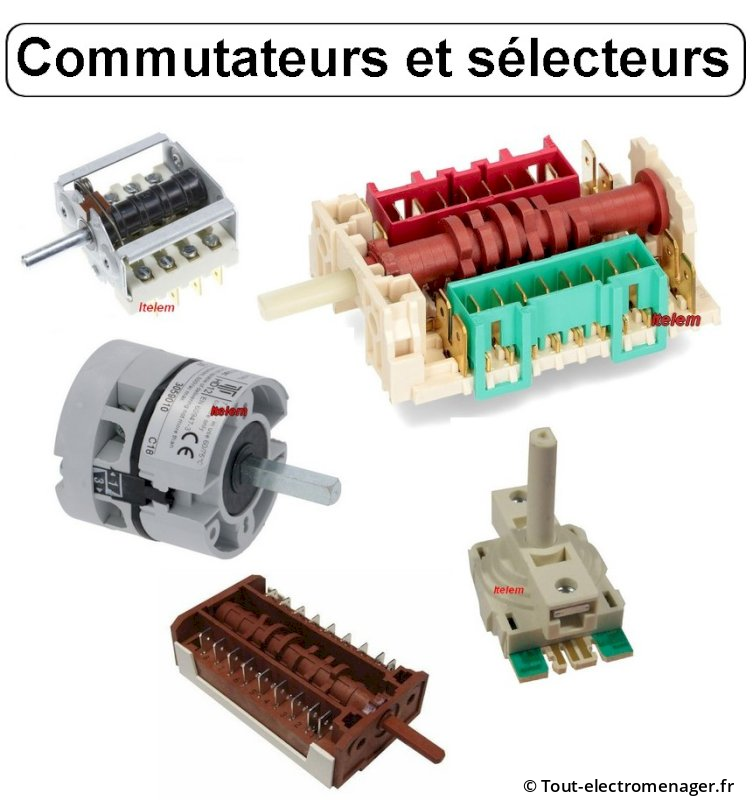 Commutateurs et sélecteurs Commutateurs et sélecteurs