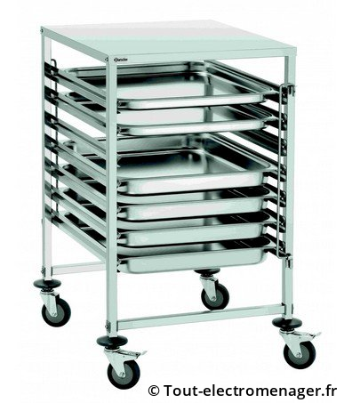 Chariot pour bac GN2/1 Chariot pour bac GN2/1