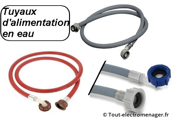 Tuyaux d'alimentation lave-linge et lave-vaisselle Tuyaux d'alimentation lave-linge et lave-vaisselle