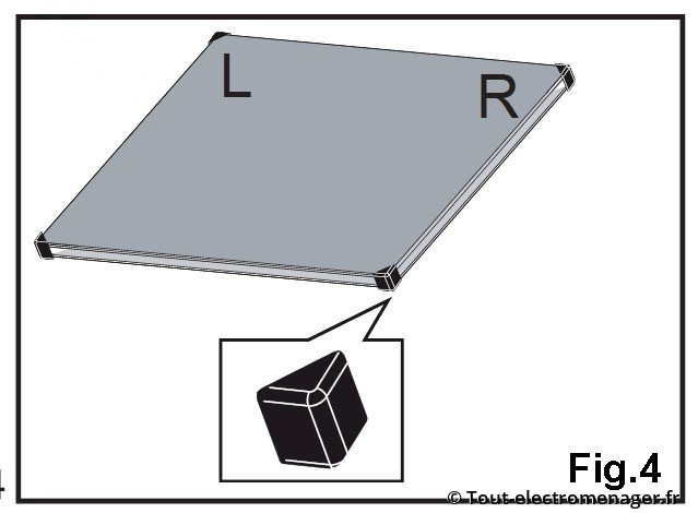 Vitre interne porte four AS0005628 Vitre interne porte four AS0005628