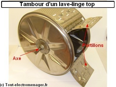 tout-electromenager.fr - Tambour lave-linge top