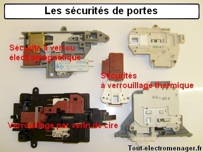 tout-electroménager.fr - sécurités de portes
