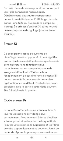 Voilà se que veux dire le code F3