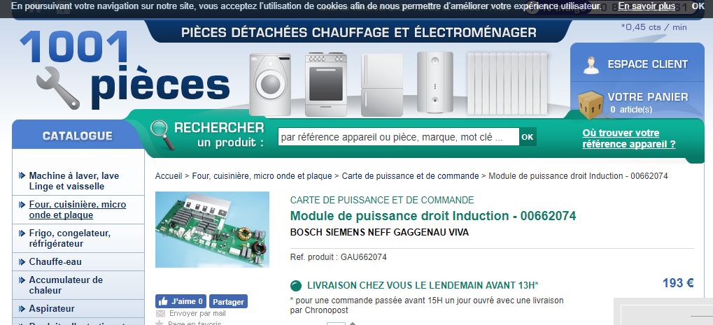 Comment retrouver les codes d'erreur sur votre plaque de cuisson Siemens ?  